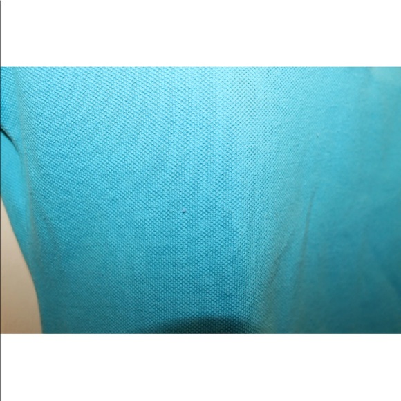 Lacoste Women Ocean Blue Polo Shirt Short Sleeve 6 - Picture 6 of 10